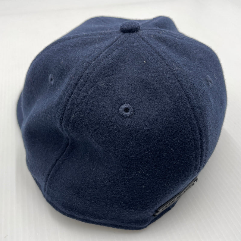 【中古品】【メンズ】 NEW ERA ニューエラ × FEAR OF GOD ESSENTIALS フィアオブゴッド エッセンシャルズ 別注 コラボ 59FIFTY WOOL RETRO CROWN CAP ウール レトロ クラウン キャップ 帽子 185-260805-ko-07-tei カラー：ネイビー 万代Net店