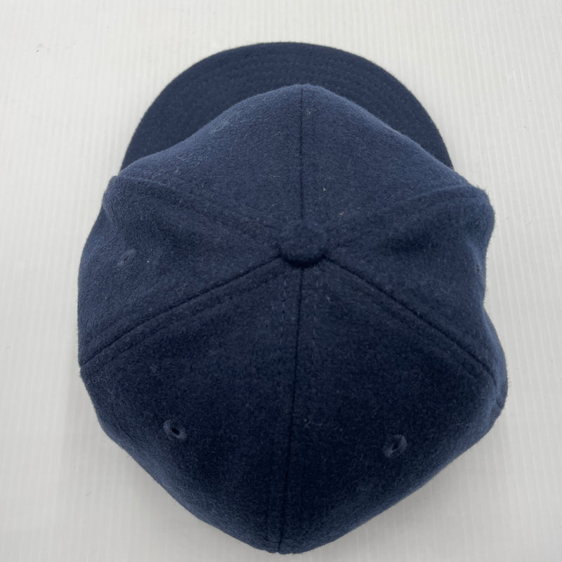 【中古品】【メンズ】 NEW ERA ニューエラ × FEAR OF GOD ESSENTIALS フィアオブゴッド エッセンシャルズ 別注 コラボ 59FIFTY WOOL RETRO CROWN CAP ウール レトロ クラウン キャップ 帽子 185-260805-ko-07-tei カラー：ネイビー 万代Net店