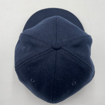 【中古品】【メンズ】 NEW ERA ニューエラ × FEAR OF GOD ESSENTIALS フィアオブゴッド エッセンシャルズ 別注 コラボ 59FIFTY WOOL RETRO CROWN CAP ウール レトロ クラウン キャップ 帽子 185-260805-ko-07-tei カラー：ネイビー 万代Net店
