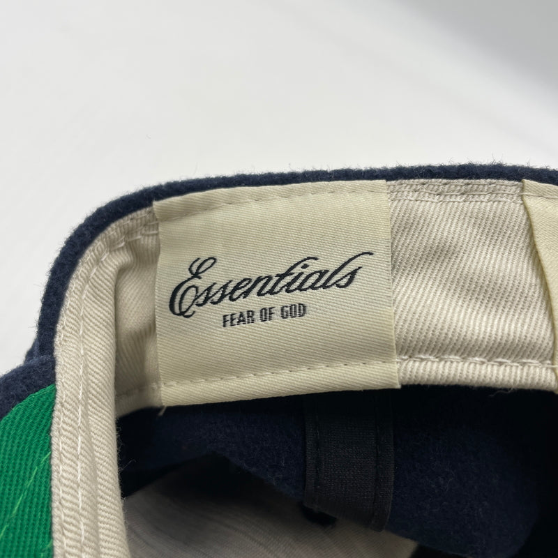 【中古品】【メンズ】 NEW ERA ニューエラ × FEAR OF GOD ESSENTIALS フィアオブゴッド エッセンシャルズ 別注 コラボ 59FIFTY WOOL RETRO CROWN CAP ウール レトロ クラウン キャップ 帽子 185-260805-ko-07-tei カラー：ネイビー 万代Net店