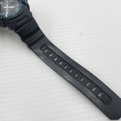 【中古品】【メンズ】 G-SHOCK ジーショック AWG-M100A-1AER ウォッチ 腕時計 ラバーバンド 電波ソーラー M100シリーズ 196-260826-ko-07-teih カラー：ブラック/ブルー 万代Net店
