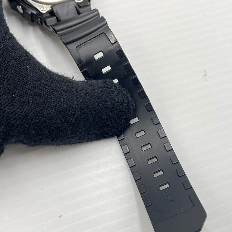 【中古品】【メンズ】 G-SHOCK ジーショック AWG-M100A-1AER ウォッチ 腕時計 ラバーバンド 電波ソーラー M100シリーズ 196-260826-ko-07-teih カラー：ブラック/ブルー 万代Net店