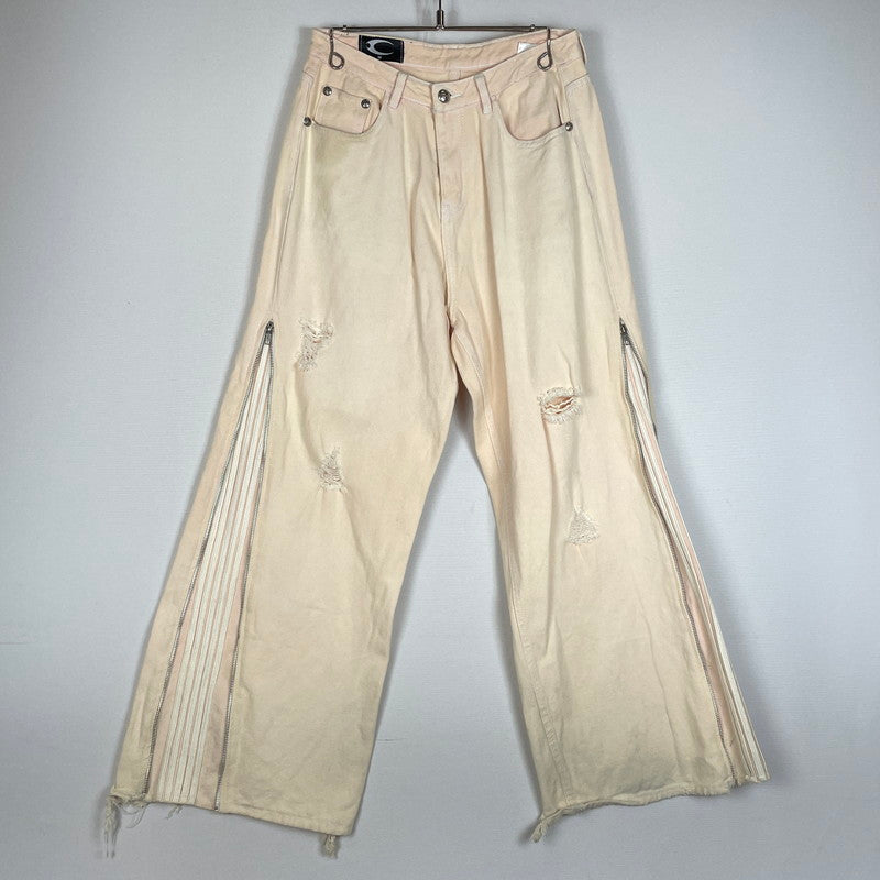 【中古品】【メンズ】 COZY WORLDWIDE コージー ワールドワイド SIDE ZIPLINE WIDE PANTS サイド ジップライン ワイド パンツ ボトムス 158-620618-sa-04-tei サイズ：M カラー：ピンク 万代Net店