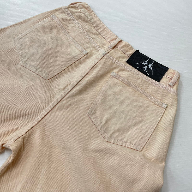 【中古品】【メンズ】 COZY WORLDWIDE コージー ワールドワイド SIDE ZIPLINE WIDE PANTS サイド ジップライン ワイド パンツ ボトムス 158-620618-sa-04-tei サイズ：M カラー：ピンク 万代Net店