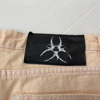 【中古品】【メンズ】 COZY WORLDWIDE コージー ワールドワイド SIDE ZIPLINE WIDE PANTS サイド ジップライン ワイド パンツ ボトムス 158-620618-sa-04-tei サイズ：M カラー：ピンク 万代Net店