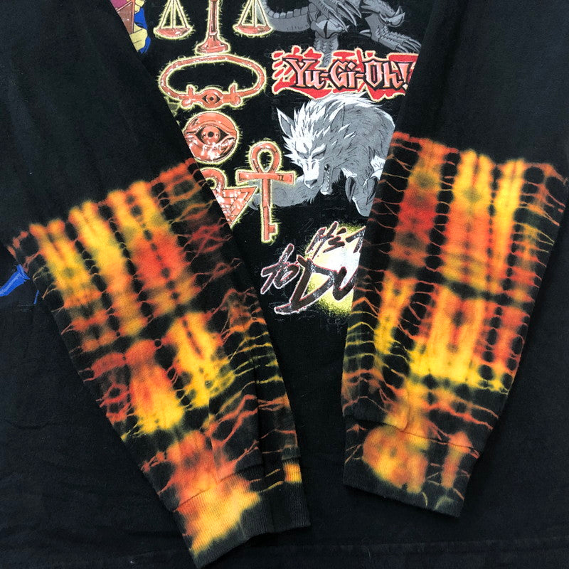 【中古品】【メンズ】 Yu-Gi-Oh ! 遊☆戯☆王 90's LS PRINT TEE 90年代 ロングスリーブ プリント Tシャツ 長袖 トップス 145-260609-sa-03-tei サイズ：L カラー：ブラック 万代Net店