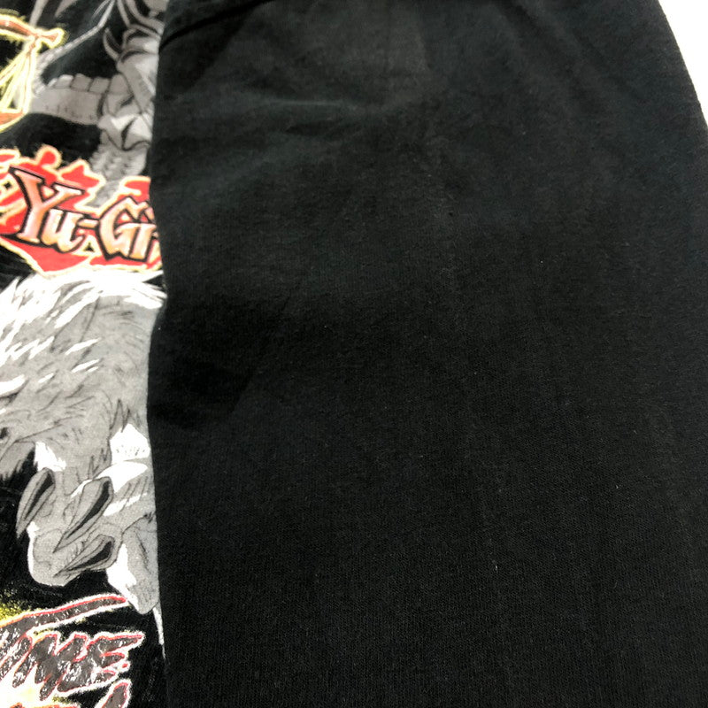 【中古品】【メンズ】 Yu-Gi-Oh ! 遊☆戯☆王 90's LS PRINT TEE 90年代 ロングスリーブ プリント Tシャツ 長袖 トップス 145-260609-sa-03-tei サイズ：L カラー：ブラック 万代Net店