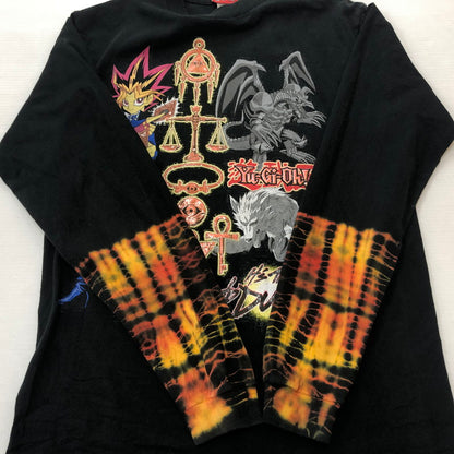 【中古品】【メンズ】 Yu-Gi-Oh ! 遊☆戯☆王 90's LS PRINT TEE 90年代 ロングスリーブ プリント Tシャツ 長袖 トップス 145-260609-sa-03-tei サイズ：L カラー：ブラック 万代Net店