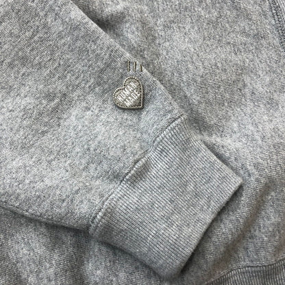 【中古品】【メンズ】 HUMAN MADE ヒューマンメイド HEART LOGO SWEAT HM30CS072 ハートロゴ スウェット トップス トレーナー 142-260609-sa-11-tei サイズ：S カラー：グレー 万代Net店