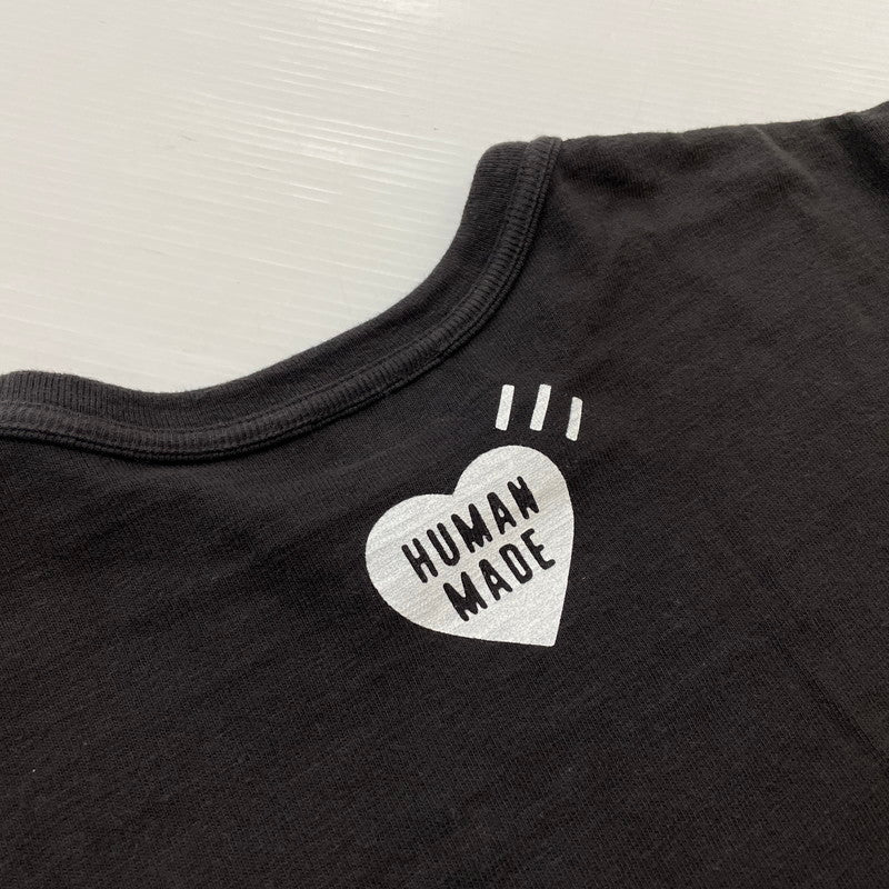 【中古品】【メンズ】 HUMANMADE ヒューマンメイド CIRCLE GRAPHIC TEE サークル グラフィック Tシャツ 半袖 トップス 142-260612-yo-08-tei サイズ：M カラー：ブラック 万代Net店