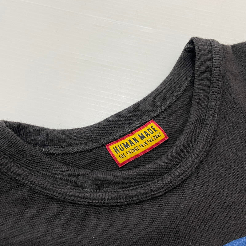【中古品】【メンズ】 HUMANMADE ヒューマンメイド CIRCLE GRAPHIC TEE サークル グラフィック Tシャツ 半袖 トップス 142-260612-yo-08-tei サイズ：M カラー：ブラック 万代Net店