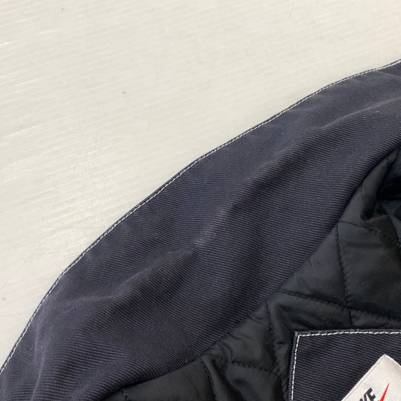 【中古品】【メンズ】 SUPREME シュプリーム × NIKE ナイキ 別注 コラボ 18AW DOUBLE ZIP WORK JACKET ダブルジップ ワーク ジャケット アウター 149-260611-yo-01-tei サイズ：M カラー：ブラック 万代Net店