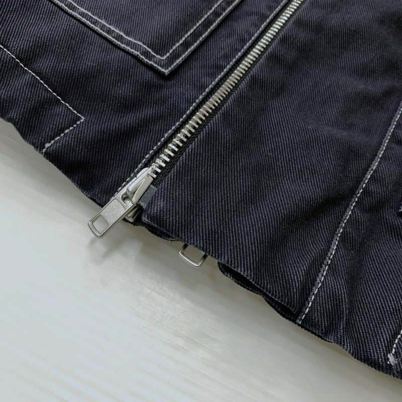 【中古品】【メンズ】 SUPREME シュプリーム × NIKE ナイキ 別注 コラボ 18AW DOUBLE ZIP WORK JACKET ダブルジップ ワーク ジャケット アウター 149-260611-yo-01-tei サイズ：M カラー：ブラック 万代Net店
