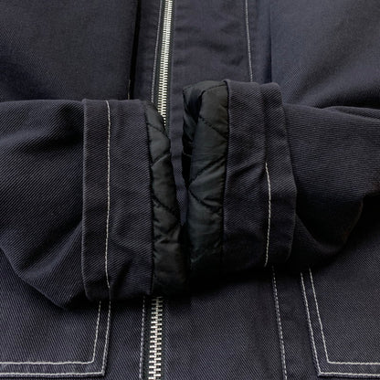 【中古品】【メンズ】 SUPREME シュプリーム × NIKE ナイキ 別注 コラボ 18AW DOUBLE ZIP WORK JACKET ダブルジップ ワーク ジャケット アウター 149-260611-yo-01-tei サイズ：M カラー：ブラック 万代Net店