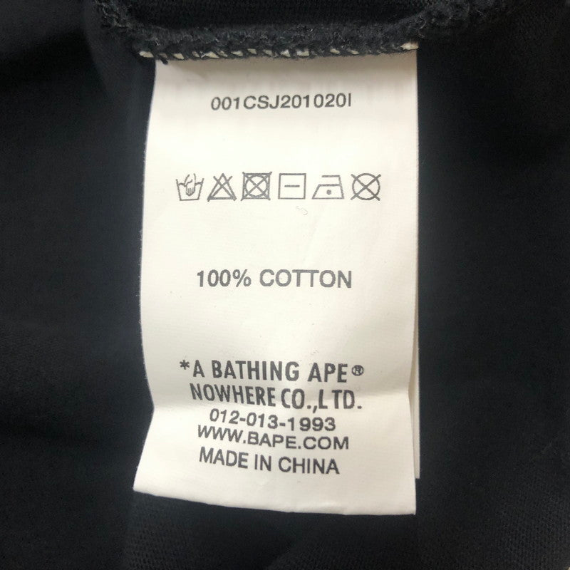 【中古品】【メンズ】 ABATHING APE ア・ベイジング・エイプ GRAFFITI RELAXED FIT TEE 001CSJ201020I グラフィック リラックスフィット Tシャツ 半袖 トップス 142-260609-sa-02-tei サイズ：2XL カラー：ブラック 万代Net店