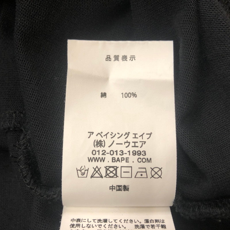 【中古品】【メンズ】 ABATHING APE ア・ベイジング・エイプ GRAFFITI RELAXED FIT TEE 001CSJ201020I グラフィック リラックスフィット Tシャツ 半袖 トップス 142-260609-sa-02-tei サイズ：2XL カラー：ブラック 万代Net店