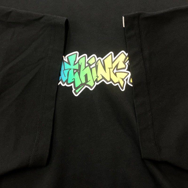 【中古品】【メンズ】 ABATHING APE ア・ベイジング・エイプ GRAFFITI RELAXED FIT TEE 001CSJ201020I グラフィック リラックスフィット Tシャツ 半袖 トップス 142-260609-sa-02-tei サイズ：2XL カラー：ブラック 万代Net店