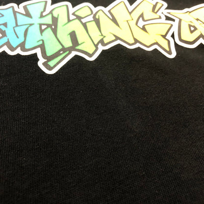 【中古品】【メンズ】 ABATHING APE ア・ベイジング・エイプ GRAFFITI RELAXED FIT TEE 001CSJ201020I グラフィック リラックスフィット Tシャツ 半袖 トップス 142-260609-sa-02-tei サイズ：2XL カラー：ブラック 万代Net店