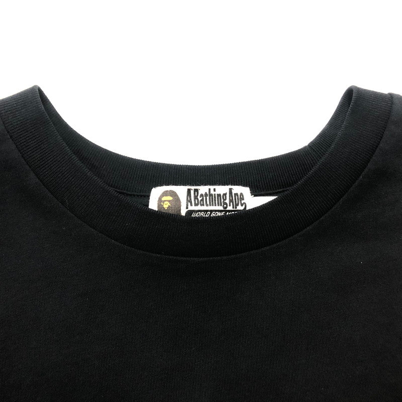 【中古品】【メンズ】 ABATHING APE ア・ベイジング・エイプ GRAFFITI RELAXED FIT TEE 001CSJ201020I グラフィック リラックスフィット Tシャツ 半袖 トップス 142-260609-sa-02-tei サイズ：2XL カラー：ブラック 万代Net店