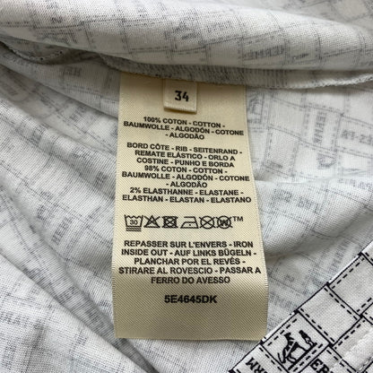 【中古品】【レディース】 HERMES エルメス BOLDUC AU CARRE COTTON TEE H5E4645DK ボルデュック コットン Tシャツ 半袖 トップス 141-260611-yo-10-tei サイズ：34 カラー：ホワイト 万代Net店