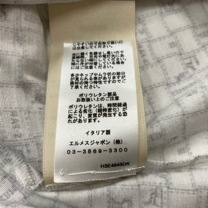 【中古品】【レディース】 HERMES エルメス BOLDUC AU CARRE COTTON TEE H5E4645DK ボルデュック コットン Tシャツ 半袖 トップス 141-260611-yo-10-tei サイズ：34 カラー：ホワイト 万代Net店
