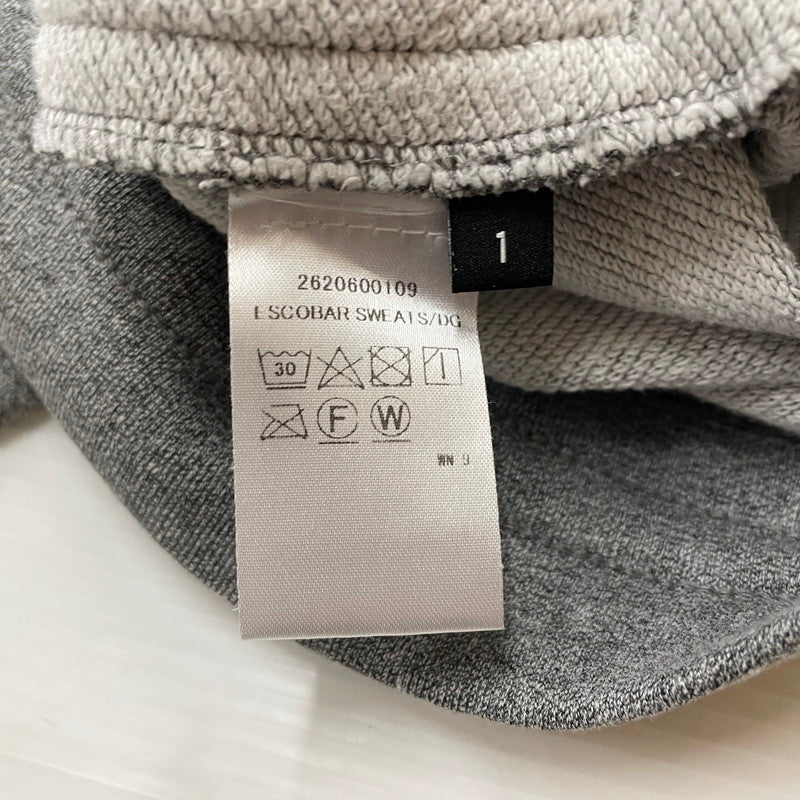 【中古品】【メンズ】 JOHN ELLIOTT ジョンエリオット ESCOBAR SWEAT PANTS 2620600109 エスコバル スウェットパンツ ボトムス 152-260612-yo-14-tei サイズ：1 カラー：グレー 万代Net店