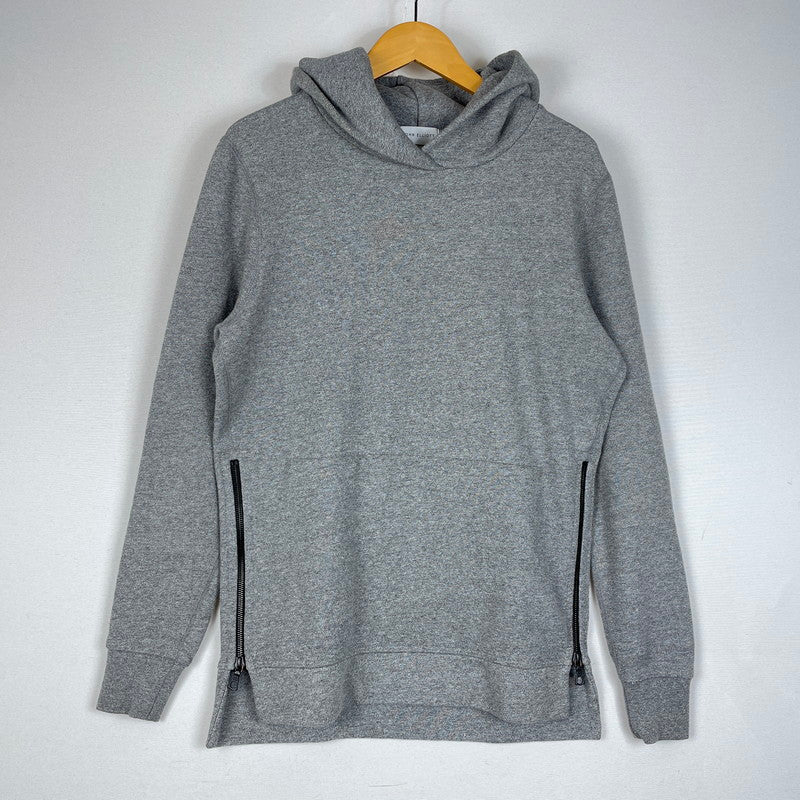 【中古品】【メンズ】 JOHN ELLIOTT ジョンエリオット SIDE ZIP PULLOVER PARKA 2620900111 サイドジップ プルオーバー パーカー 長袖 フーディ 141-260612-yo-07-tei サイズ：1 カラー：グレー 万代Net店