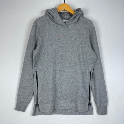【中古品】【メンズ】 JOHN ELLIOTT ジョンエリオット SIDE ZIP PULLOVER PARKA 2620900111 サイドジップ プルオーバー パーカー 長袖 フーディ 141-260612-yo-07-tei サイズ：1 カラー：グレー 万代Net店