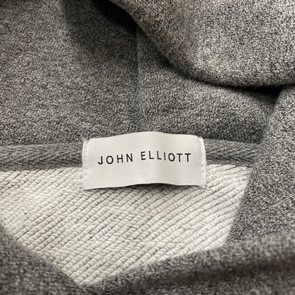 【中古品】【メンズ】 JOHN ELLIOTT ジョンエリオット SIDE ZIP PULLOVER PARKA 2620900111 サイドジップ プルオーバー パーカー 長袖 フーディ 141-260612-yo-07-tei サイズ：1 カラー：グレー 万代Net店