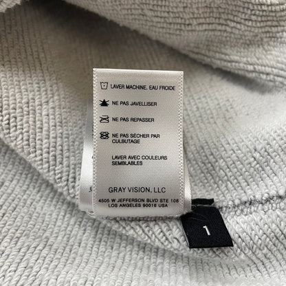 【中古品】【メンズ】 JOHN ELLIOTT ジョンエリオット SIDE ZIP PULLOVER PARKA 2620900111 サイドジップ プルオーバー パーカー 長袖 フーディ 141-260612-yo-07-tei サイズ：1 カラー：グレー 万代Net店