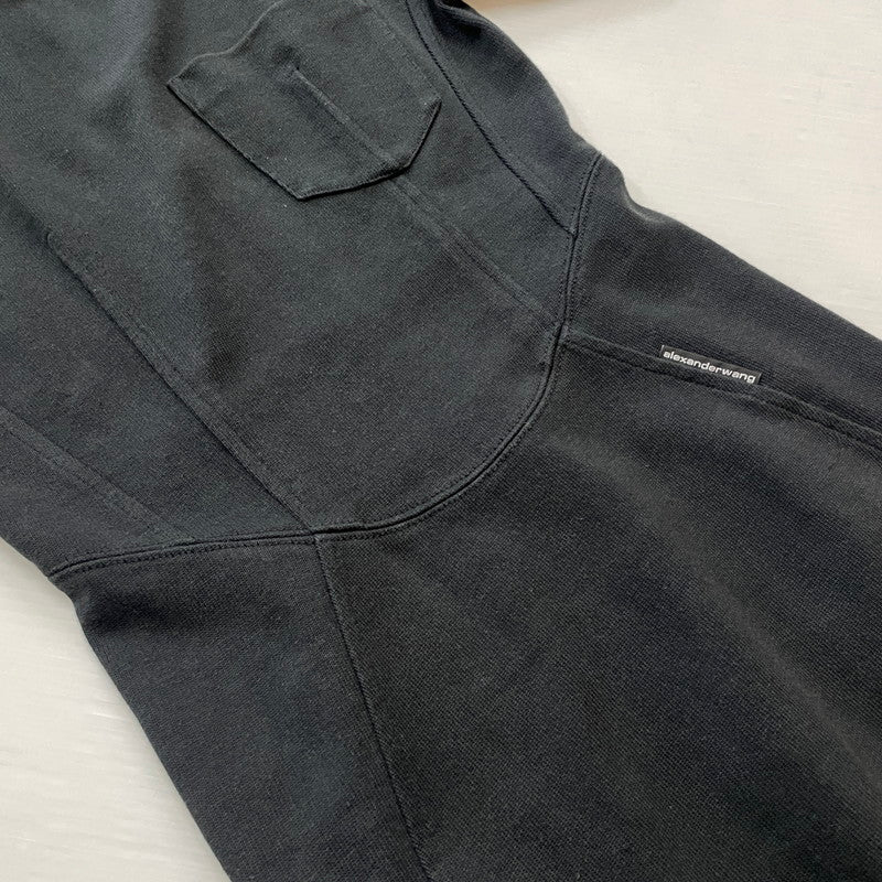 【中古品】【レディース】 ALEXANDER WANG アレキサンダーワン SS COTTON DRESS 4CC2216101 ショートスリーブ コットン ドレス ワンピース 170-260611-yo-12-tei サイズ：XS カラー：ブラック 万代Net店