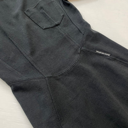 【中古品】【レディース】 ALEXANDER WANG アレキサンダーワン SS COTTON DRESS 4CC2216101 ショートスリーブ コットン ドレス ワンピース 170-260611-yo-12-tei サイズ：XS カラー：ブラック 万代Net店