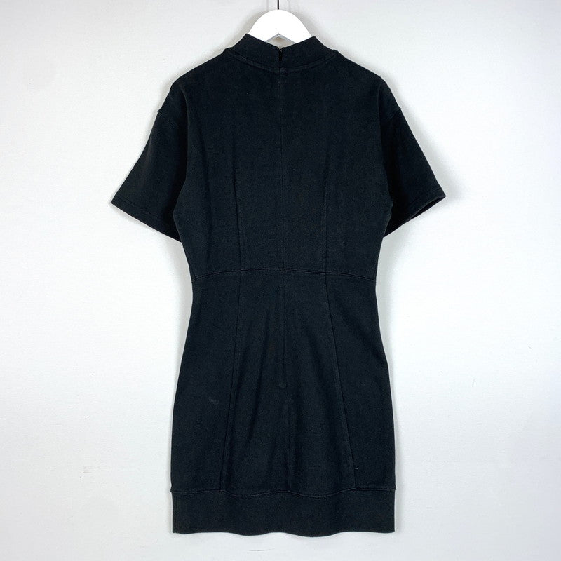 【中古品】【レディース】 ALEXANDER WANG アレキサンダーワン SS COTTON DRESS 4CC2216101 ショートスリーブ コットン ドレス ワンピース 170-260611-yo-12-tei サイズ：XS カラー：ブラック 万代Net店