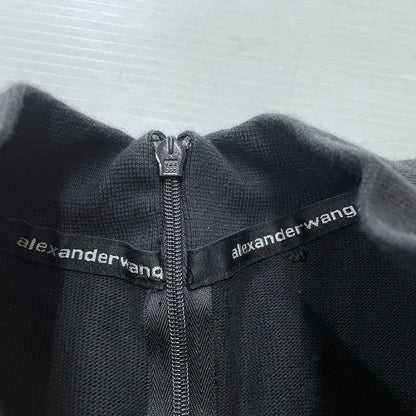 【中古品】【レディース】 ALEXANDER WANG アレキサンダーワン SS COTTON DRESS 4CC2216101 ショートスリーブ コットン ドレス ワンピース 170-260611-yo-12-tei サイズ：XS カラー：ブラック 万代Net店