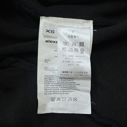 【中古品】【レディース】 ALEXANDER WANG アレキサンダーワン SS COTTON DRESS 4CC2216101 ショートスリーブ コットン ドレス ワンピース 170-260611-yo-12-tei サイズ：XS カラー：ブラック 万代Net店