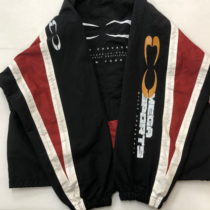 【現状渡し品】【メンズ】 WILLY CHAVARRIA ウィリー チャバリア MEGA SPORTS BIG BOY JACKET REC009 メガ スポーツ ボディ ジャケット ライトアウター 142-260609-sa-09-tei サイズ：M カラー：レッドブラック 万代Net店
