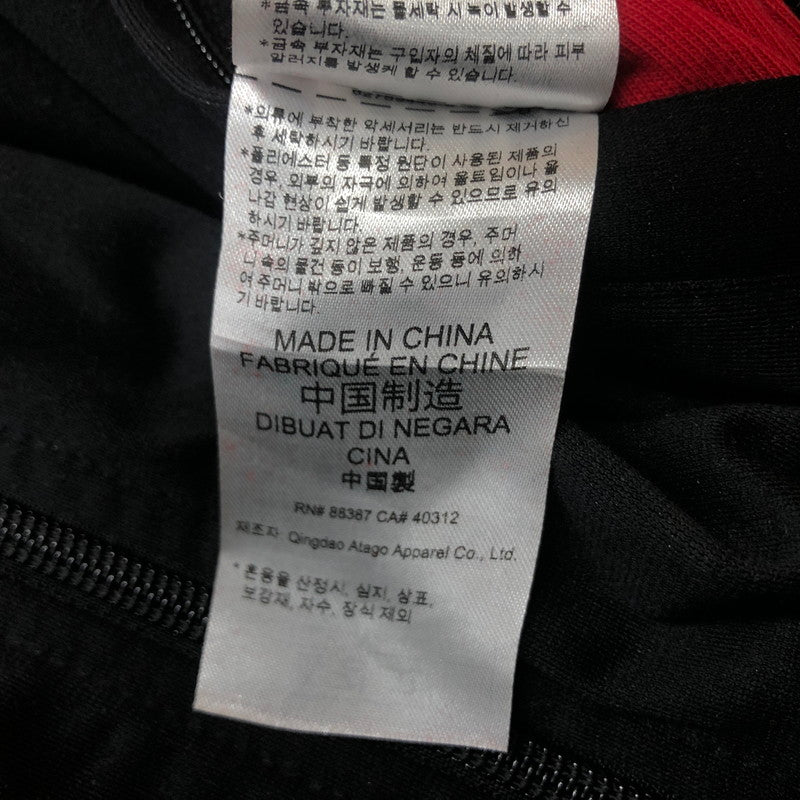 【中古品】【メンズ】 ADIDAS アディダス × KORN コーン 別注 コラボ TRACK TOP JG1341 トラック トップ 長袖 トップス 148-260609-sa-08-tei サイズ：2XL カラー：ブラックレッド 万代Net店