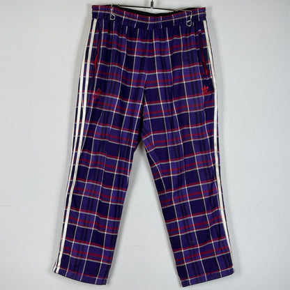【中古品】【メンズ】 ADIDAS アディダス × KORN コーン 別注 コラボ REVERSIBLE TRACK PANT JG1340 リバーシブル トラックパンツ ボトムス 159-260616-yo-09-tei サイズ：L カラー：ブラックレッド 万代Net店