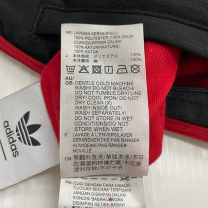 【中古品】【メンズ】 ADIDAS アディダス × KORN コーン 別注 コラボ REVERSIBLE TRACK PANT JG1340 リバーシブル トラックパンツ ボトムス 159-260616-yo-09-tei サイズ：L カラー：ブラックレッド 万代Net店