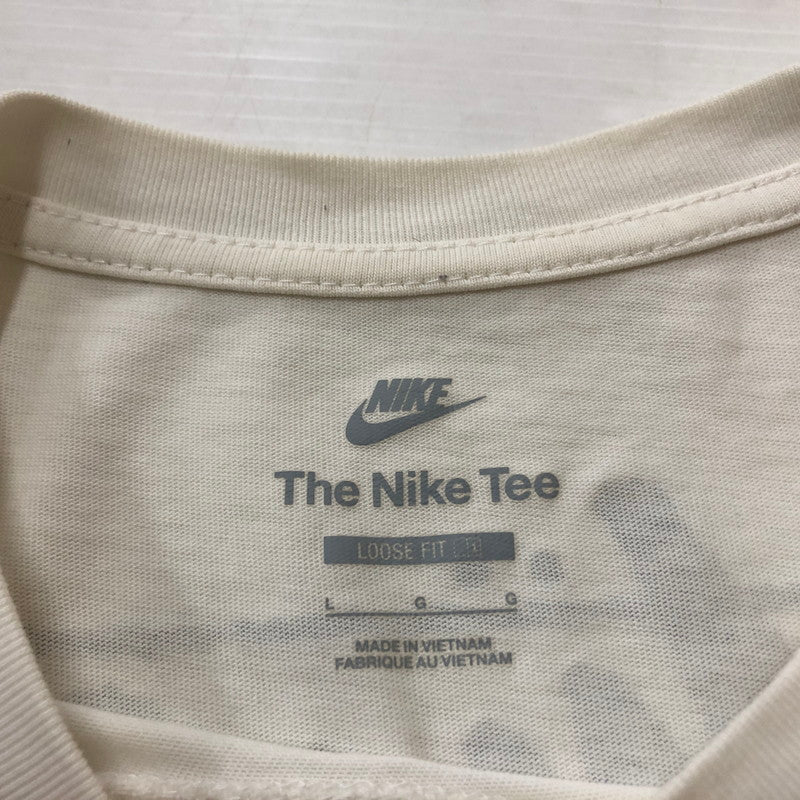 【現状渡し品】【メンズ】 NIKE NRG ナイキ × STUSSY ステューシー 別注 コラボ PEACE LOVE SWOOSH S/S TEE DM4942-121 ピースラブ スムース ショートスリーブ Tシャツ トップス 半袖 142-260609-sa-12-tei サイズ：L カラー：ホワイト 万代Net店