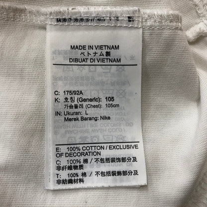 【現状渡し品】【メンズ】 NIKE NRG ナイキ × STUSSY ステューシー 別注 コラボ PEACE LOVE SWOOSH S/S TEE DM4942-121 ピースラブ スムース ショートスリーブ Tシャツ トップス 半袖 142-260609-sa-12-tei サイズ：L カラー：ホワイト 万代Net店