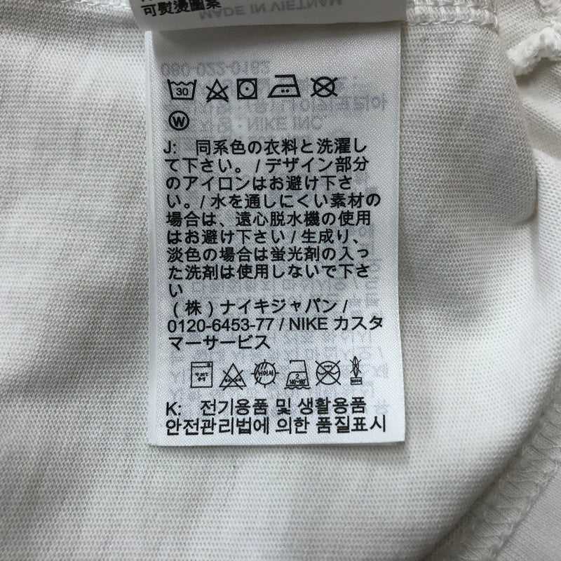 【現状渡し品】【メンズ】 NIKE NRG ナイキ × STUSSY ステューシー 別注 コラボ PEACE LOVE SWOOSH S/S TEE DM4942-121 ピースラブ スムース ショートスリーブ Tシャツ トップス 半袖 142-260609-sa-12-tei サイズ：L カラー：ホワイト 万代Net店