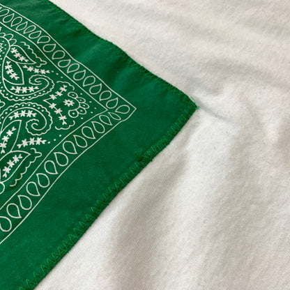 【中古品】【メンズ】 SUPREME シュプリーム × THE NORTH FACE ザ・ノースフェイス 別注 コラボ 22SS BANDANA TEE NT02209I バンダナ Tシャツ 半袖 トップス 149-260611-yo-03-tei サイズ：XL カラー：ホワイト 万代Net店