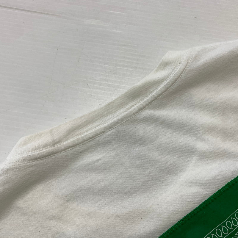 【中古品】【メンズ】 SUPREME シュプリーム × THE NORTH FACE ザ・ノースフェイス 別注 コラボ 22SS BANDANA TEE NT02209I バンダナ Tシャツ 半袖 トップス 149-260611-yo-03-tei サイズ：XL カラー：ホワイト 万代Net店