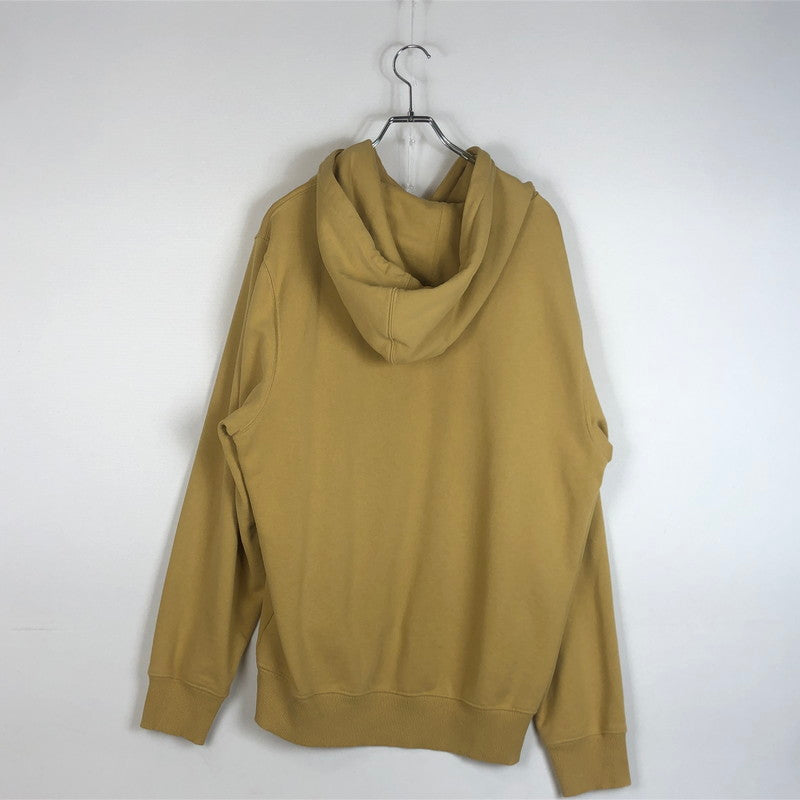 【中古品】【メンズ】 STUSSY ステューシ FRONT LOGO PULLOVER PARKA 118425 フード ロゴ プリント プルーオーバー パーカー トップス パーカー 142-260609-sa-14-tei サイズ：L カラー：マスタード 万代Net店