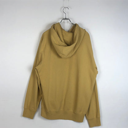 【中古品】【メンズ】 STUSSY ステューシ FRONT LOGO PULLOVER PARKA 118425 フード ロゴ プリント プルーオーバー パーカー トップス パーカー 142-260609-sa-14-tei サイズ：L カラー：マスタード 万代Net店