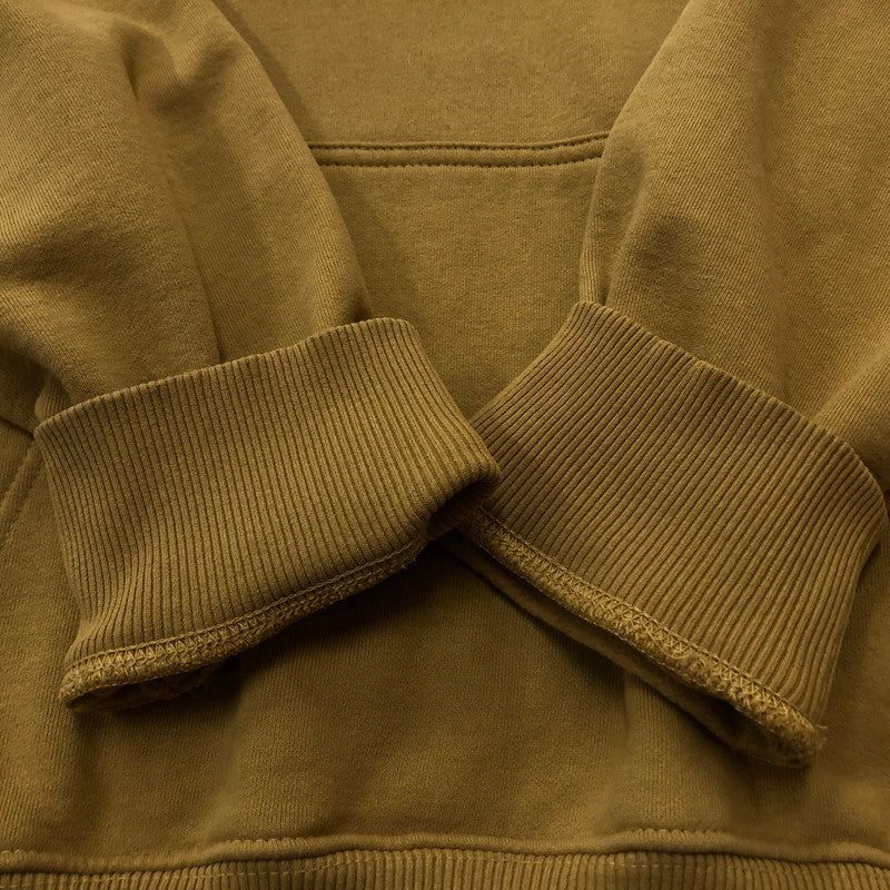 【中古品】【メンズ】 STUSSY ステューシ FRONT LOGO PULLOVER PARKA 118425 フード ロゴ プリント プルーオーバー パーカー トップス パーカー 142-260609-sa-14-tei サイズ：L カラー：マスタード 万代Net店