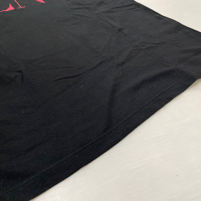 【中古品】【メンズ】 VALENTINO ヴァレンチノ VLTN LOGO S/S TEE SV3MG0385FN ロゴ ショートスリーブ Tシャツ 半袖 トップス 141-260616-yo-02-tei サイズ：S カラー：ブラック 万代Net店
