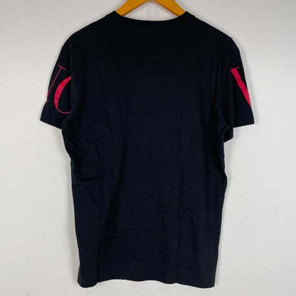 【中古品】【メンズ】 VALENTINO ヴァレンチノ VLTN LOGO S/S TEE SV3MG0385FN ロゴ ショートスリーブ Tシャツ 半袖 トップス 141-260616-yo-02-tei サイズ：S カラー：ブラック 万代Net店