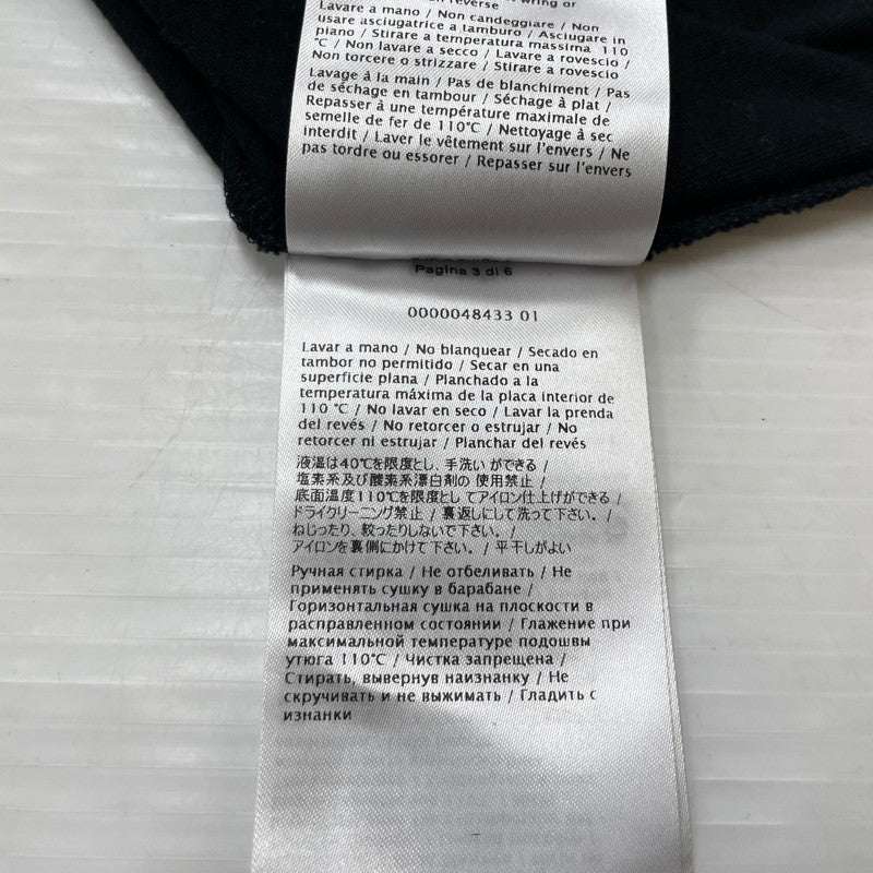 【中古品】【メンズ】 VALENTINO ヴァレンチノ VLTN LOGO S/S TEE SV3MG0385FN ロゴ ショートスリーブ Tシャツ 半袖 トップス 141-260616-yo-02-tei サイズ：S カラー：ブラック 万代Net店